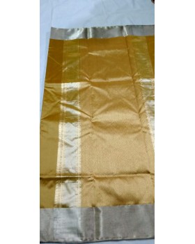 Handloom Kora silk Saree-Yellow
